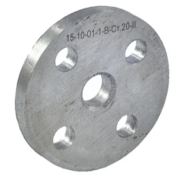 Фланец плоский ст 50-10 4х18мм 01-1-B ГОСТ 33259-2015