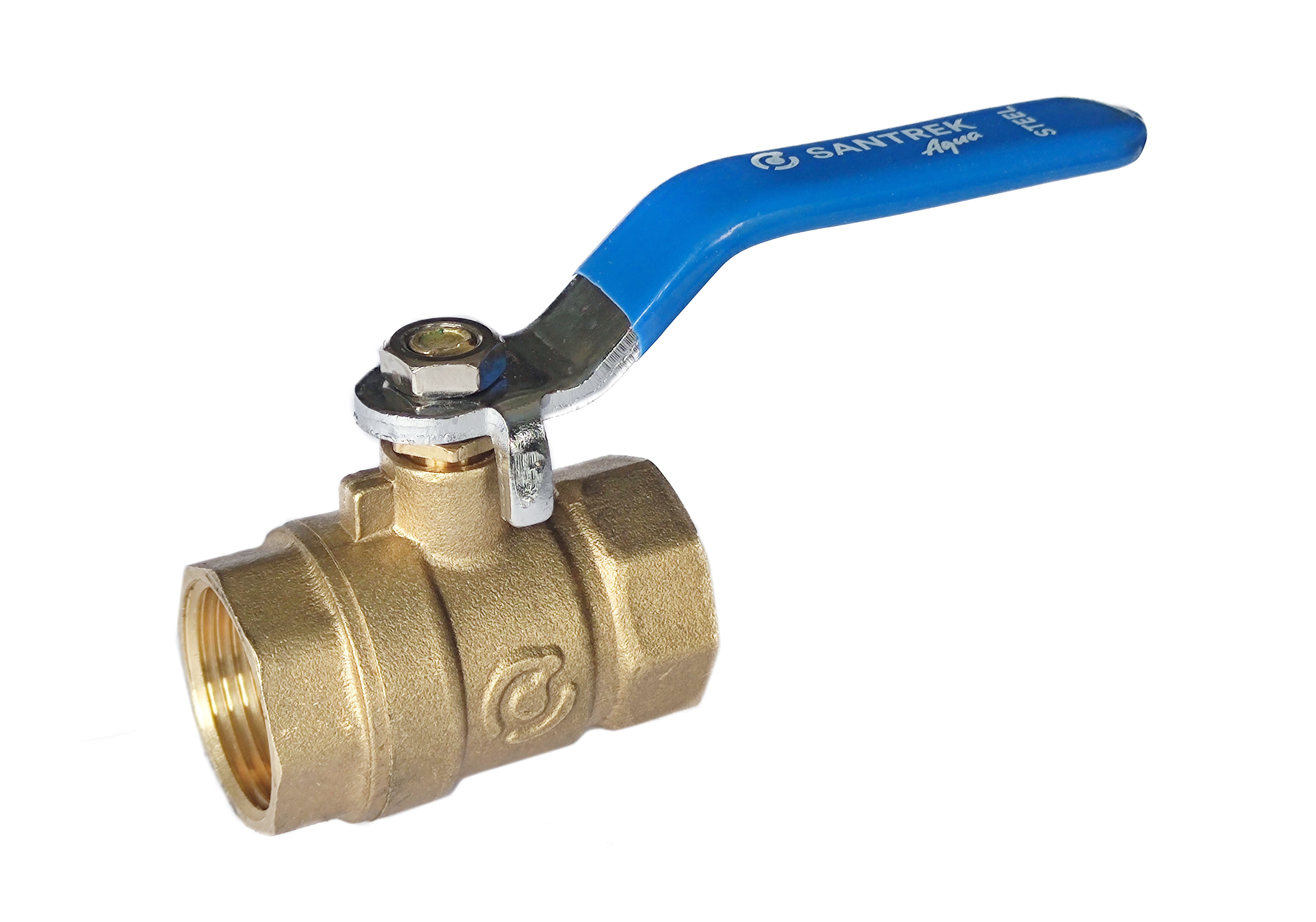 Кран шаровой SANTREK AQUA Steel 1/2" г/г руч. купить с доставкой по РФ