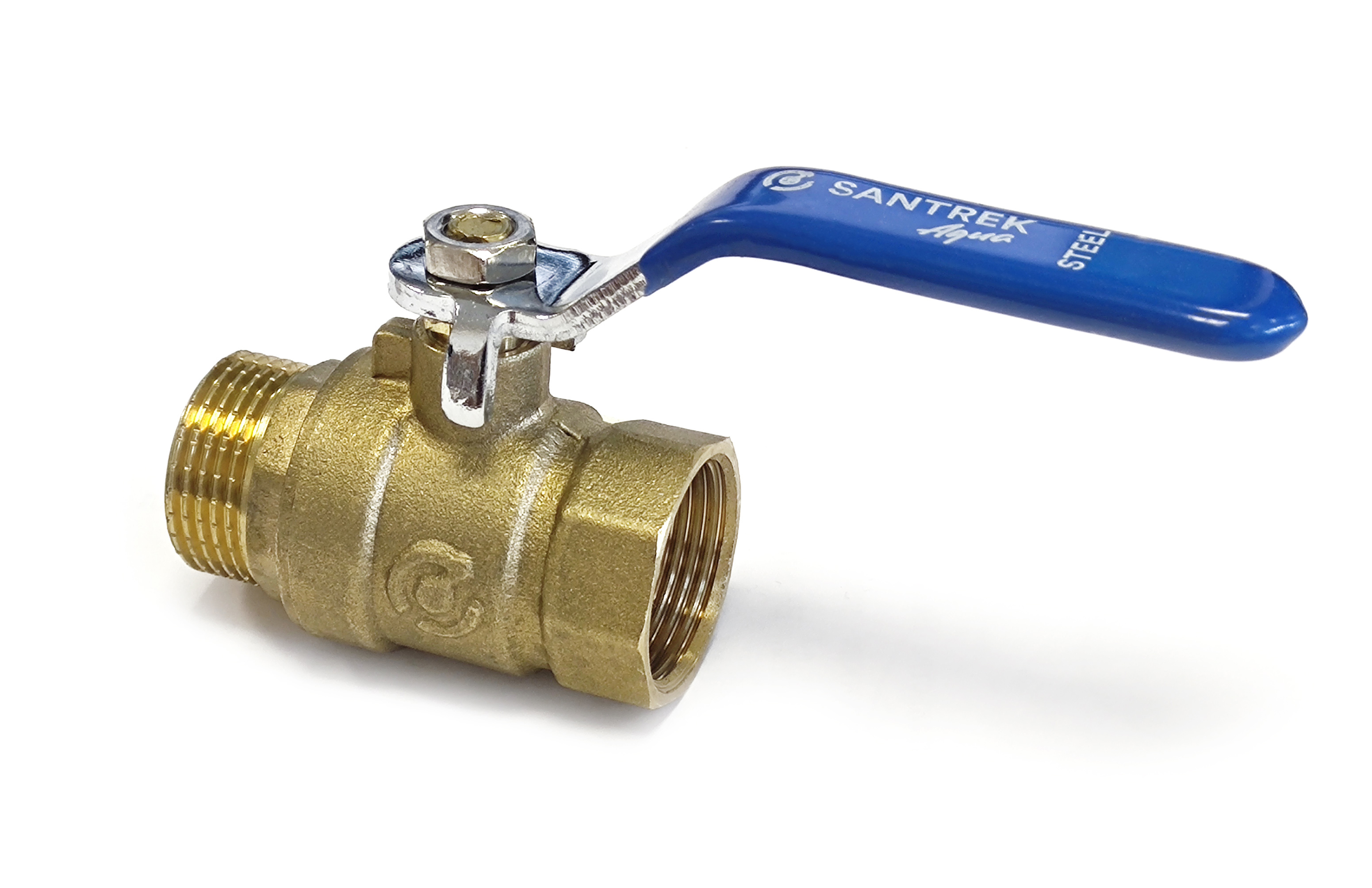Кран шаровой SANTREK AQUA Steel 1 1/2" г/ш руч купить с доставкой по РФ