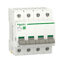 Выключатель нагрузки RESI9 (мод. рубильник) 40А 4P Schneider Electric R9PS440