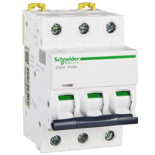 Автоматический выключатель Schneider Electric iC65N 3P 25А 6кА (хар-ка B) купить с доставкой по РФ