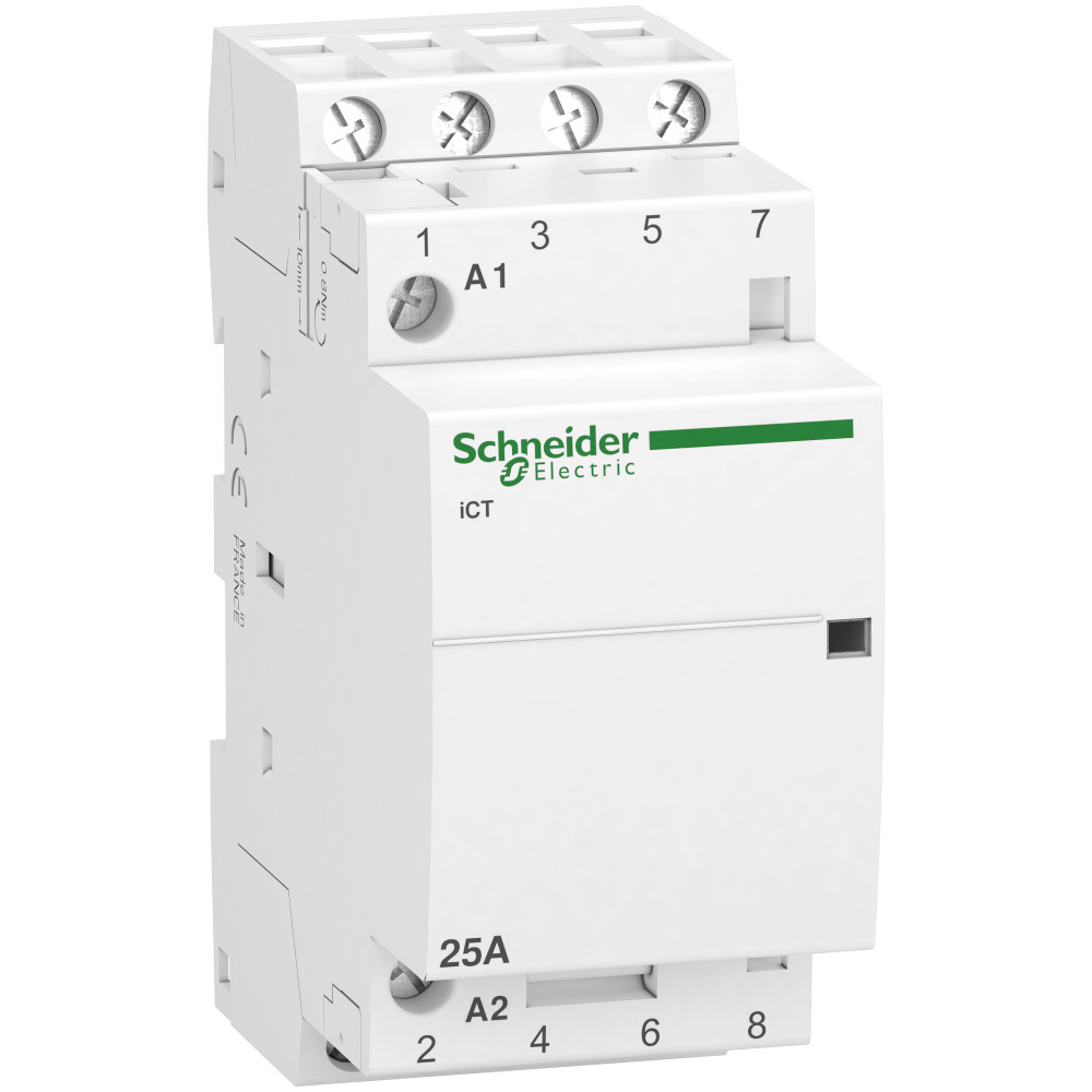 Контактор модульный Schneider Electric Acti9 iСТ 25А 4п 4НО 230/240В