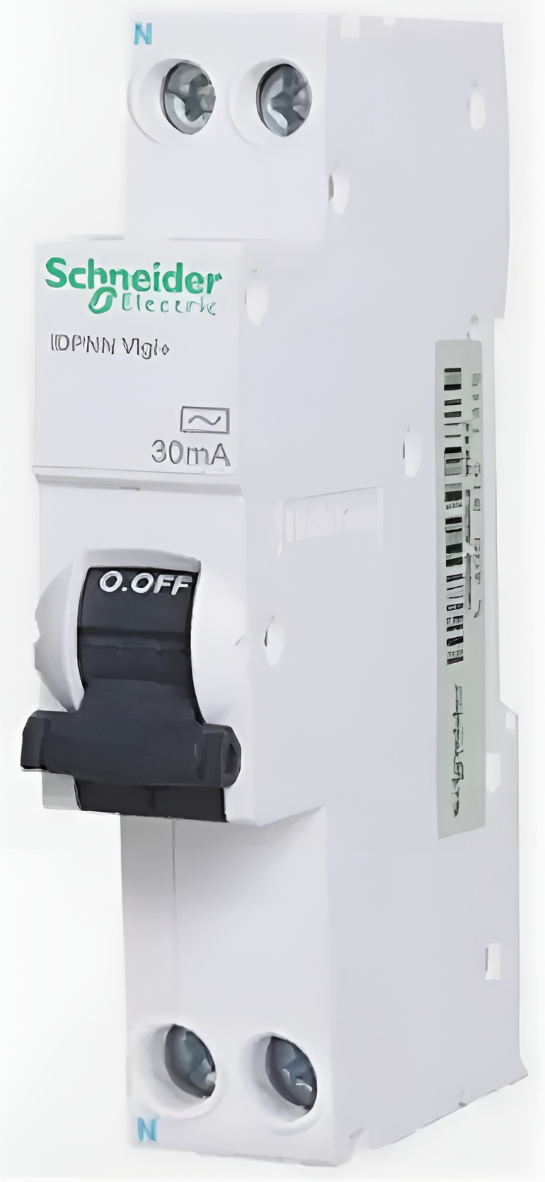 Дифференциальный автомат Schneider Electric iDPN N Vigi 1P+N, 10A, 30mA,6kA тип A (хар-ка C) купить с доставкой по РФ