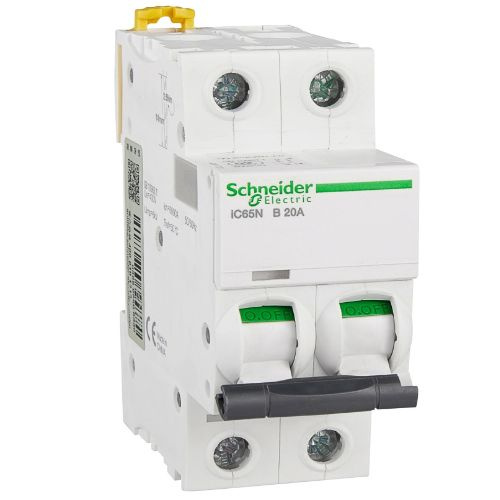 Автоматический выключатель Schneider Electric iC65N 2P 20А 20А 6кА (хар-ка B)