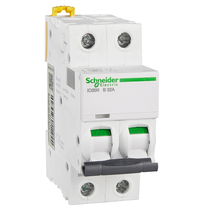 Автоматический выключатель Schneider Electric iC65N 2P 32А 6кА (хар-ка B) купить с доставкой по РФ