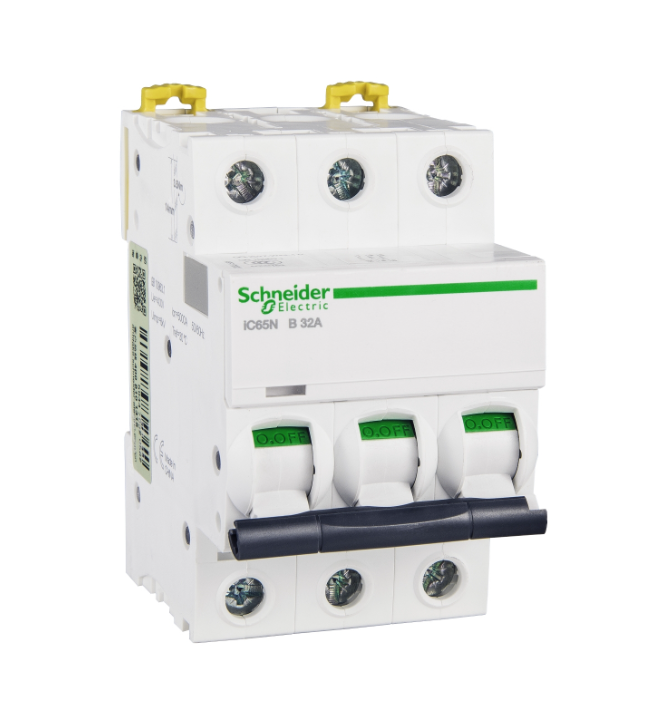 Автоматический выключатель Schneider Electric iC65N 3P 32А 6кА (хар-ка B) купить с доставкой по РФ