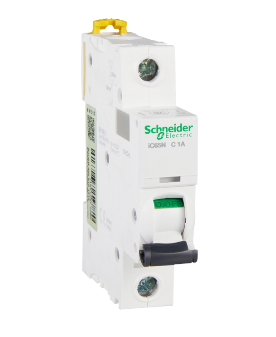 Автоматический выключатель Schneider Electric iC65N 1P 1А 6кА (хар-ка C)   купить с доставкой по РФ
