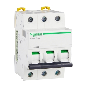 Автоматический выключатель Schneider Electric Acti9 iC65N 3P 3А C 6кА
