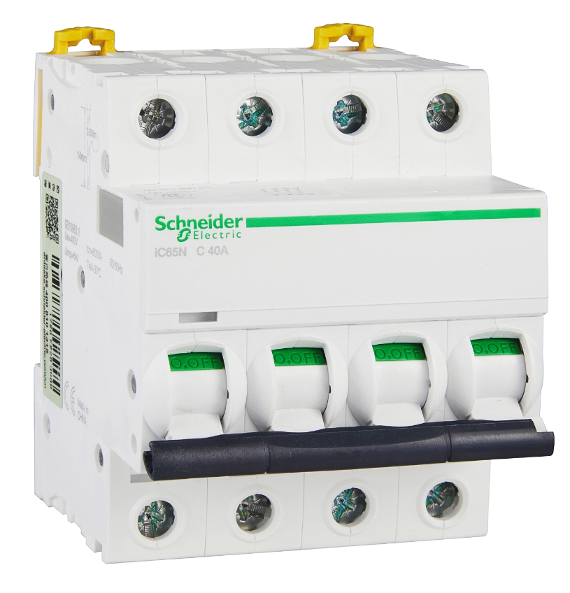 Автоматический выключатель Schneider Electric iC65N 4P 40А 6кА (хар-ка C) купить с доставкой по РФ
