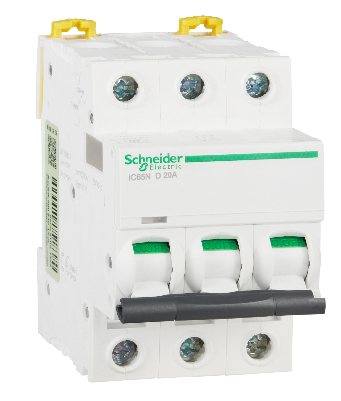 Автоматический выключатель Schneider Electric iC65N 3P 20А 6кА (хар-ка D)