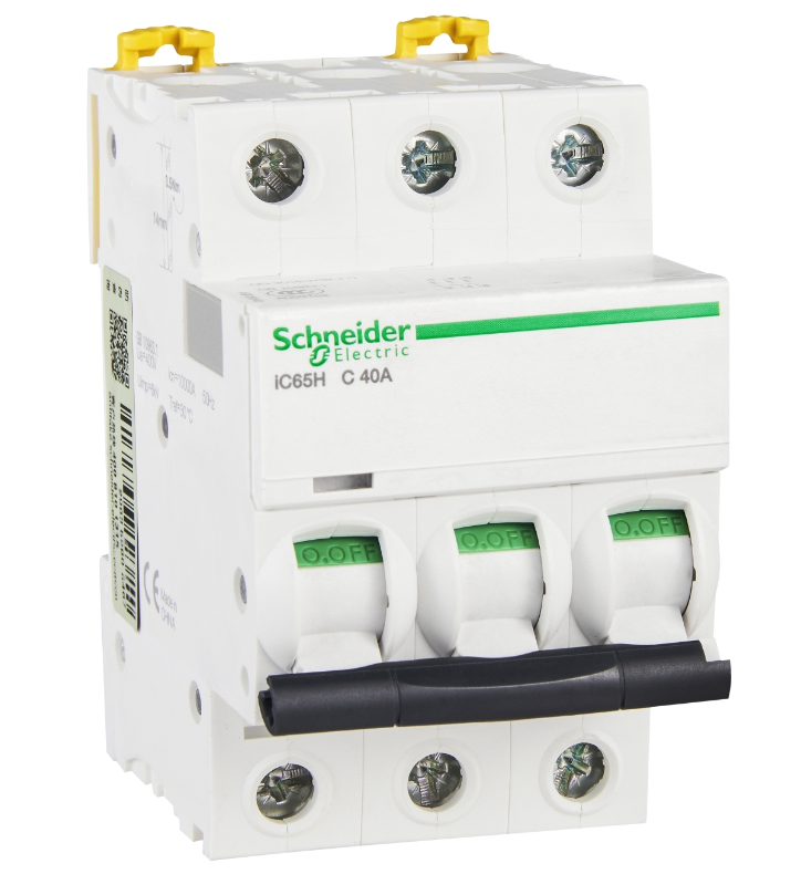 Автоматический выключатель Schneider Electric iC65H 3P 40А 10кА (хар-ка C) купить с доставкой по РФ
