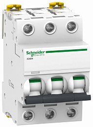 Автоматический выключатель Schneider Electric iC60N 3-полюсный 20А 6кА B