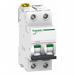 Автоматический выключатель Schneider Electric iC60N 2-полюсный 20А 6кА