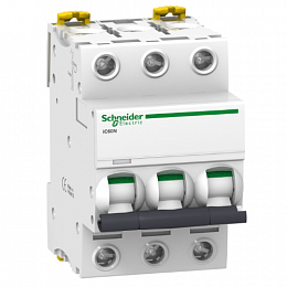 Автоматический выключатель Schneider Electric iC60N 3-полюсный 6А 6кА