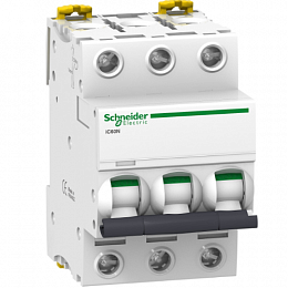 Автоматический выключатель Schneider Electric iC60N 3-полюсный 16А 6кА