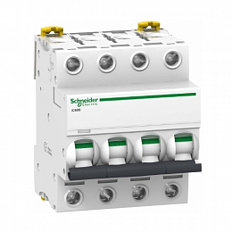 Автоматический выключатель Schneider Electric iC60N 4-полюсный 63А