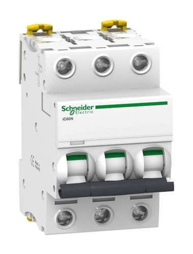 Автоматический выключатель  Schneider Electric iC60N 3-полюсный 32А D купить с доставкой по РФ