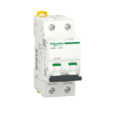 Автоматический выключатель Schneider Electric Acti9 2-полюсный 10А 10кА хар-ка С iC60H 2P
