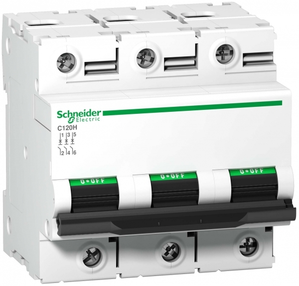 Выключатель автоматический Schneider Electric Acti9 C120H 3П 63A D