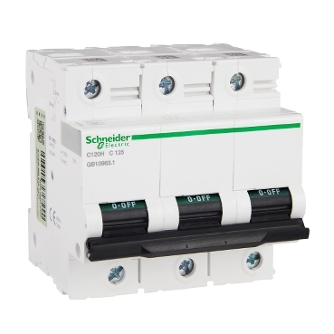 Автоматический выключатель Schneider Electric C120H  3-полюсный 125А купить с доставкой по РФ