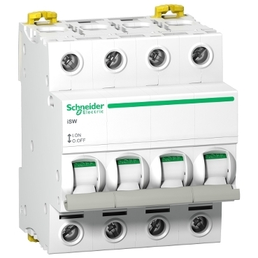 Выключатель нагрузки Schneider Electric Acti9 4-полюсный 100А купить с доставкой по РФ