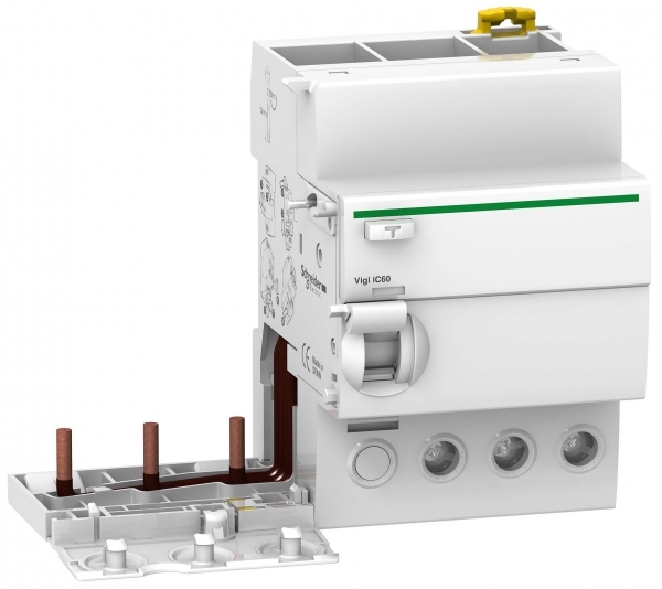 Блок дифференциальной защиты Schneider Electric VIGI iC60 3П 63A 30mA A-ТИП купить с доставкой по РФ
