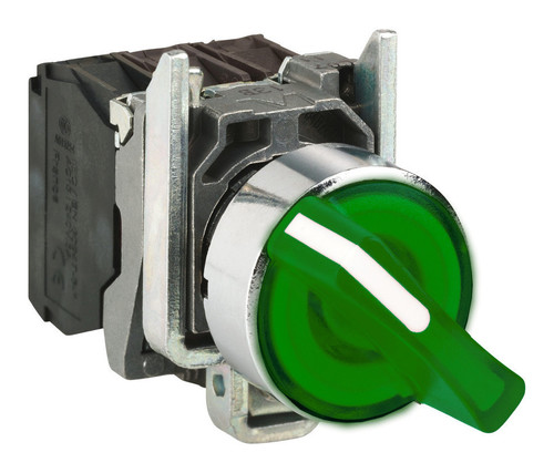 Переключатель Schneider Electric с подсветкой 1НО+1НЗ 24В XB4BK123B5