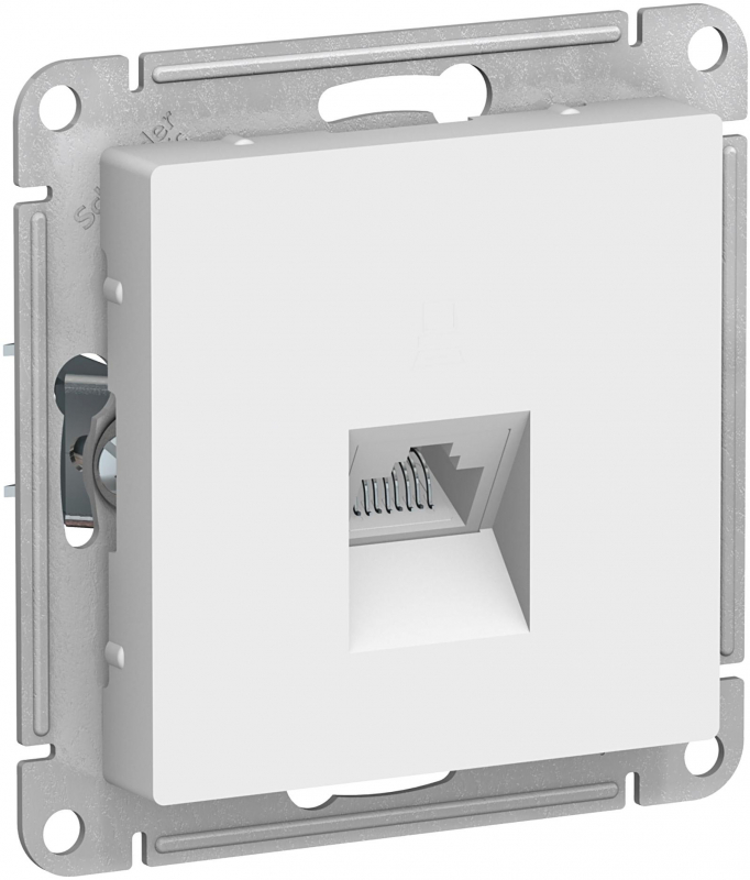 Розетка компьютерная Schneider Electric AtlasDesign, RJ45, белый