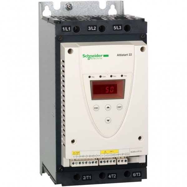 Устройство плавного пуска Schneider Electric ATS22 230В(22кВт)/400-440В(45кВт)