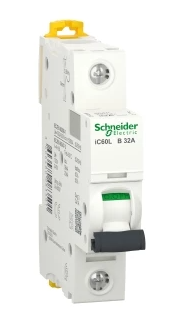 Выключатель автоматический Schneider Electric 1p ic60l 32а 15 ка b acti9 se a9f93132 купить с доставкой по РФ