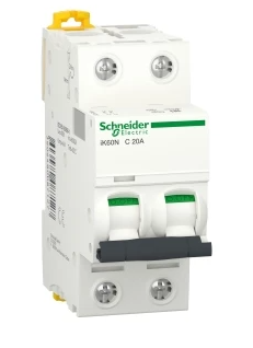 Выключатель автоматический Schneider Electric 2p ik60n 20а 6ка c acti9 se a9k24220 купить с доставкой по РФ