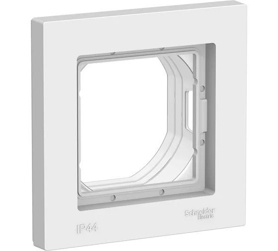 Рамка 1-м AtlasDesign Aqua IP44 бел. SchE ATN440101