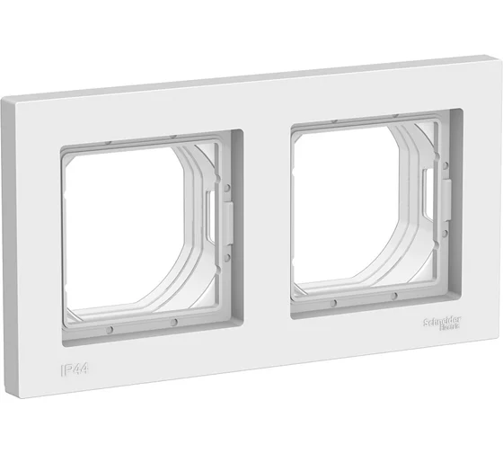 Рамка 2-м AtlasDesign Aqua IP44 бел. SchE ATN440102