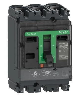Выключатель автоматический Schneider Electric NSX250N 50kA AC 3П3Т 200A TMD