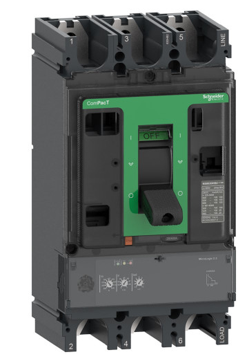 Выключатель автоматический Schneider Electric NSX630N 50kA AC 3П3Т 630A MLOGIC 2.3