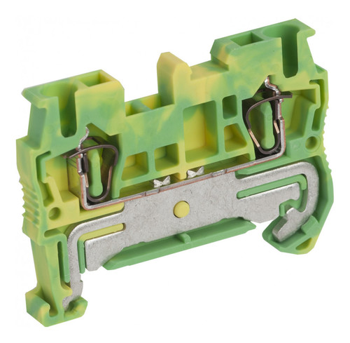 Клеммник пружинный с заземлением Schneider Electric NSYTRR22PE