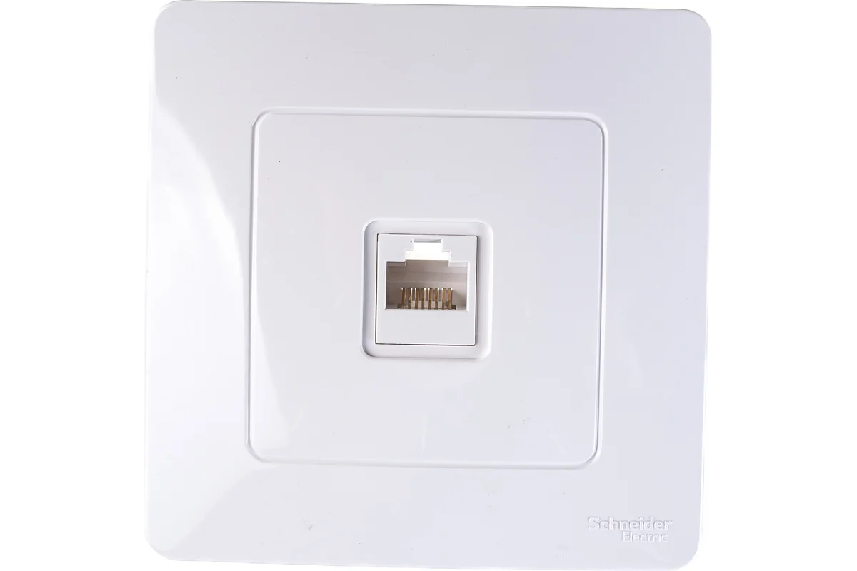 Розетка компьютерная Schneider Electric Blanca RJ45, категория 5E UTP, белый