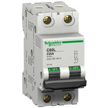 Выключатель автоматический  Schneider Electric C60L 2п 16А Z купить с доставкой по РФ