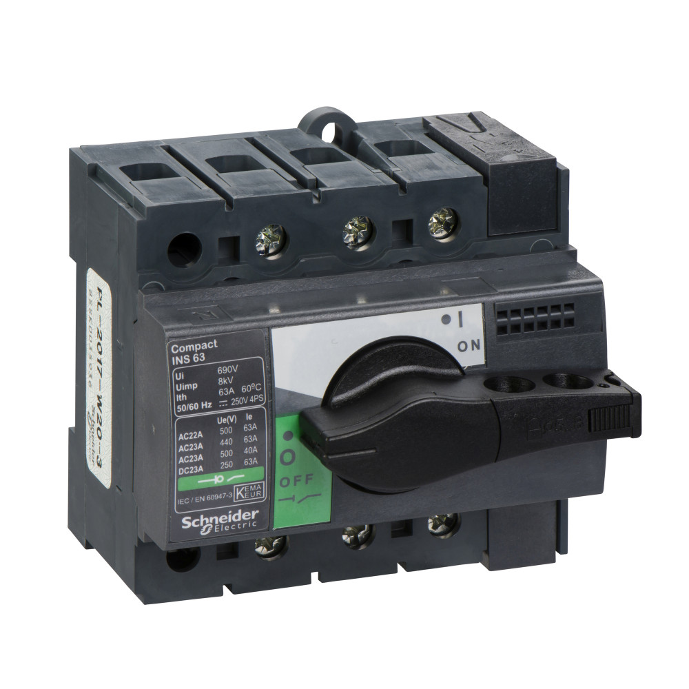 Выключатель-разъединитель Schneider Electric Compact INS63 3П купить с доставкой по РФ
