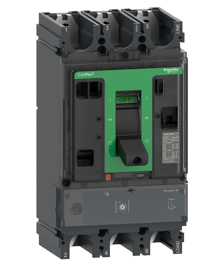 Выключатель автоматический NSX400F 36kA/415V AC 3П3Т 320A MLOGIC 1.3M