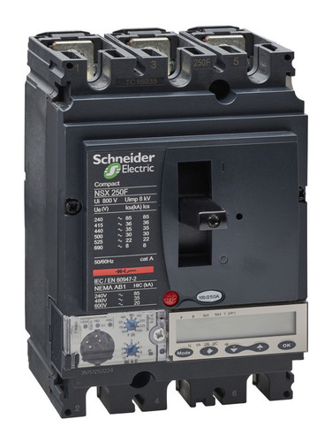 Силовой автомат Schneider Electric Compact NSX 250 Micrologic 5.2 A 36кА 3P 250А купить с доставкой по РФ