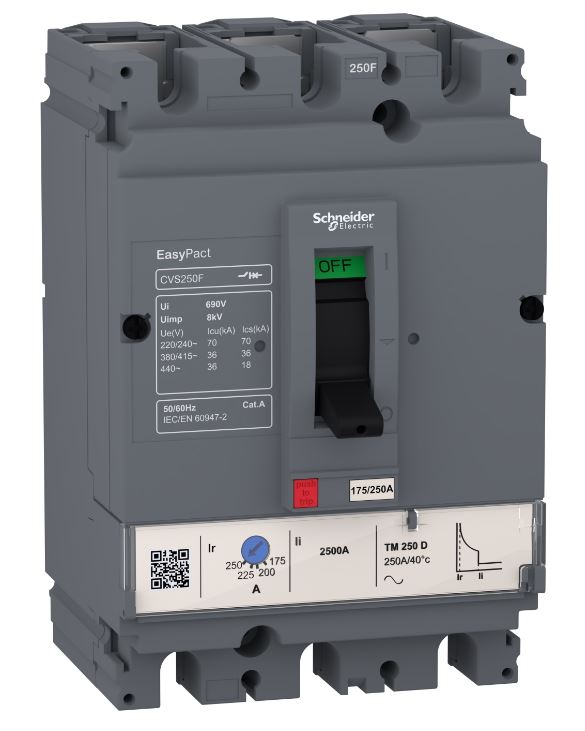 Автоматический выключатель Schneider Electric 3П CVS160F 36КА TM160D купить с доставкой по РФ