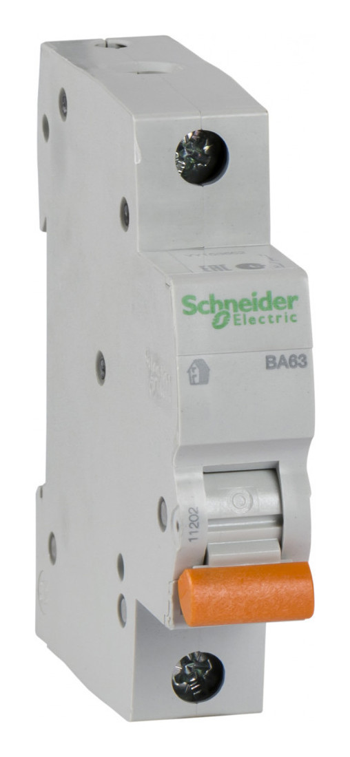  Автоматический выключатель модульный Schneider Electric 1п C 16А 4.5кА ВА63