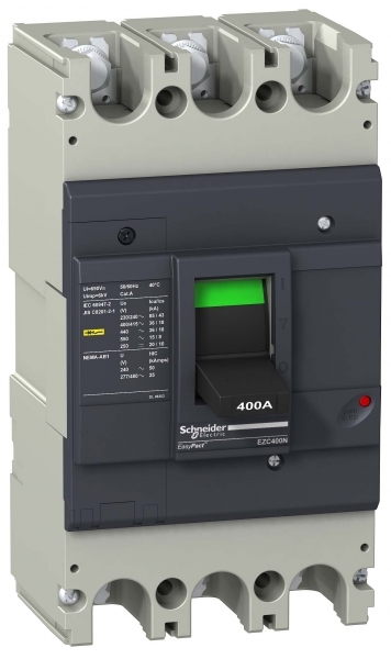 Автоматический выключатель Schneider Electric EasyPact TVS 3P 400А 50кА