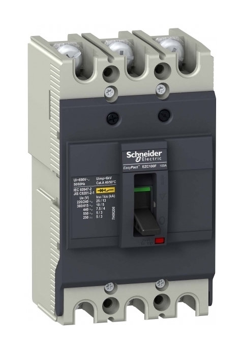 Автоматический выключатель Schneider Electric 3п 3т 40А 18кА EZC100N SchE EZC100N3040