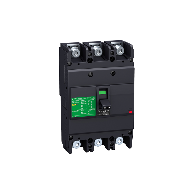 Термо-магнитный 3-х полюсный автомат Schneider Electric EasyPact EZC 160А 25kA подключение под шину купить с доставкой по РФ