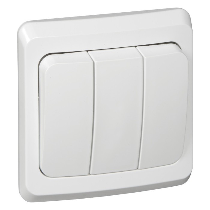Выключатель Schneider Electric 3-кл. СП Этюд 10А IP20 бел. SchE BC10-003B купить с доставкой по РФ
