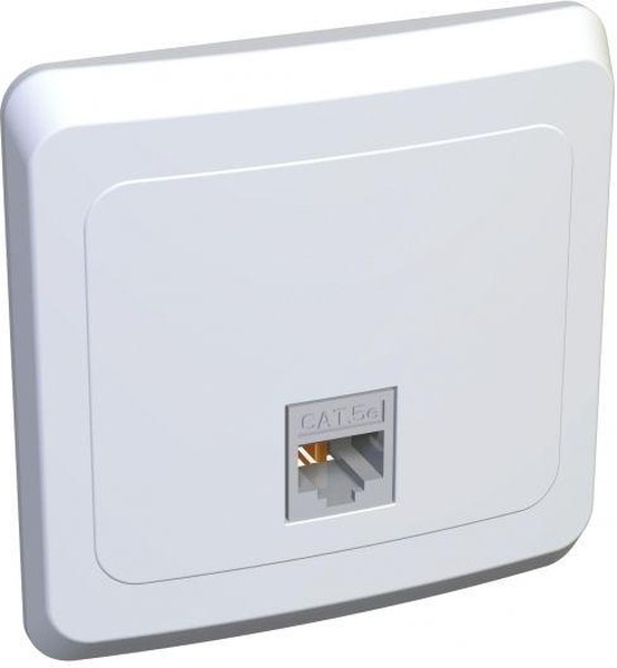Розетка компьютерная Schneider Electric Этюд RJ45, категория 5E, белая
