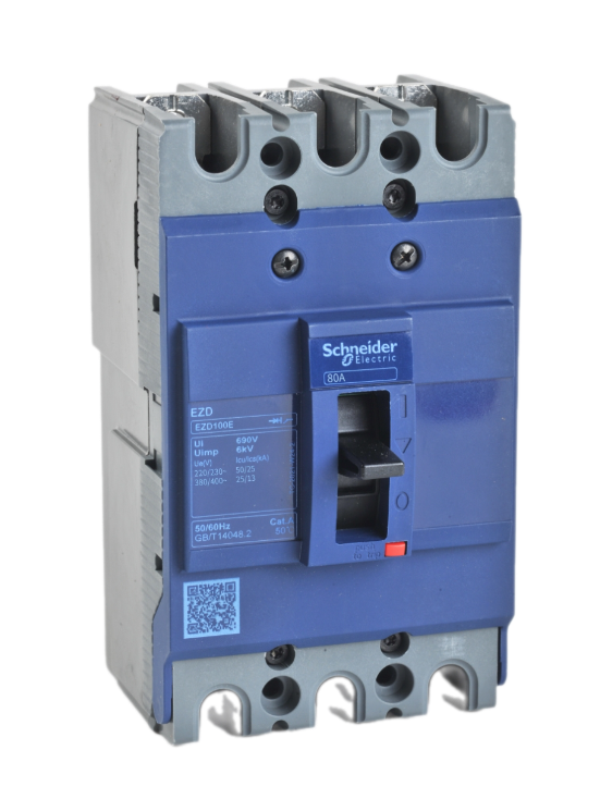Термо-магнитный 3-х полюсный автомат Schneider Electric 80А 18kA купить с доставкой по РФ