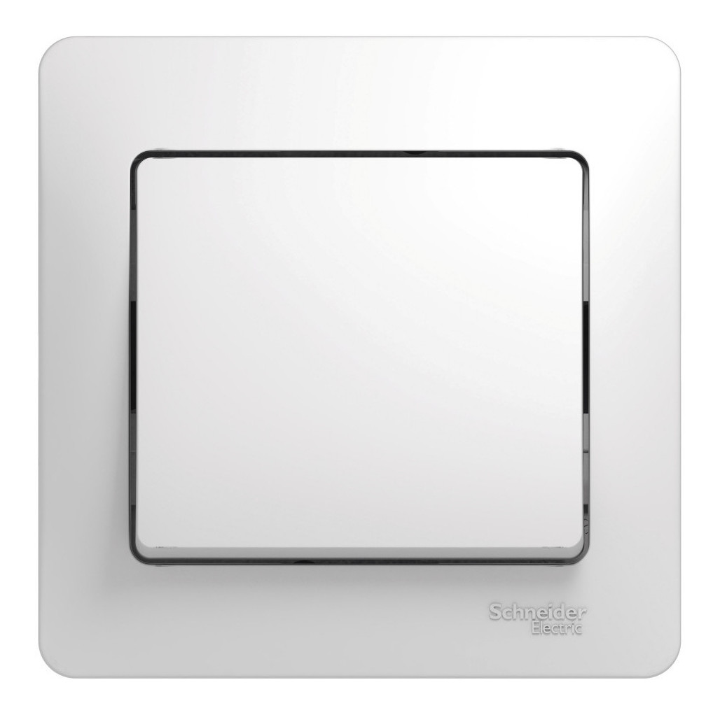 Выключатель Schneider Electric 1-кл. СП Glossa 10А IP20 (сх. 1) 10AX в сборе бел. SchE GSL000112